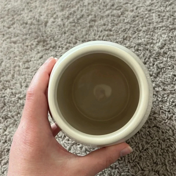 Rae Dunn WOOF Dog Treat Ceramic Container - Picture 3 of 5